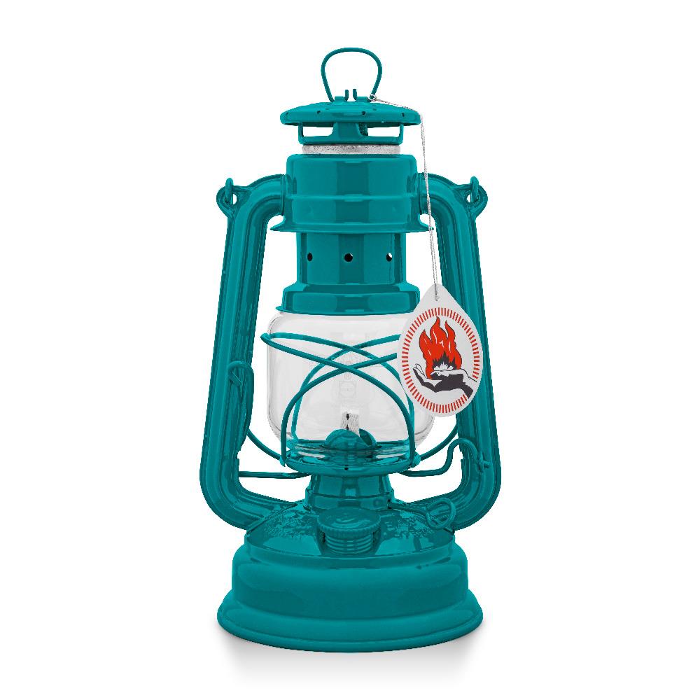 Feuerhand Sturmlaterne 276 Teal Blue