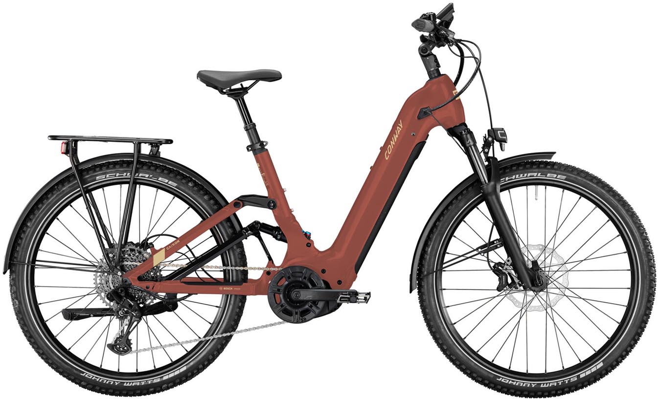 Conway Cairon C FS 2.0 625Wh rustred 2025 - E-Bike Hardtail Mountainbike Tiefeinsteiger