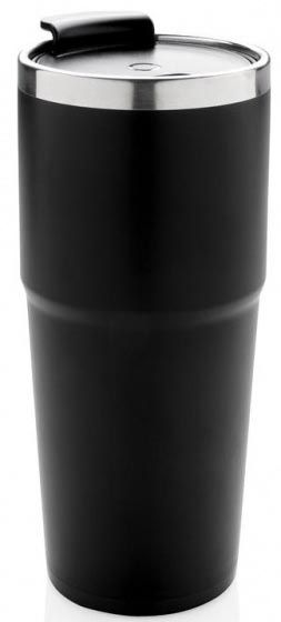 XD Design Thermosbecher, Edelstahl & Kunststoff - schwarz