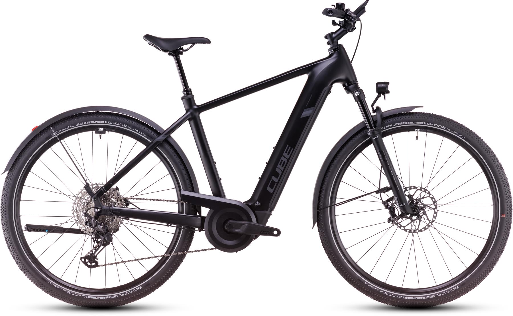 Cube Nuride Hybrid SLX Allroad 800 black n reflect 2025 - E-Bike Trekkingrad Herren