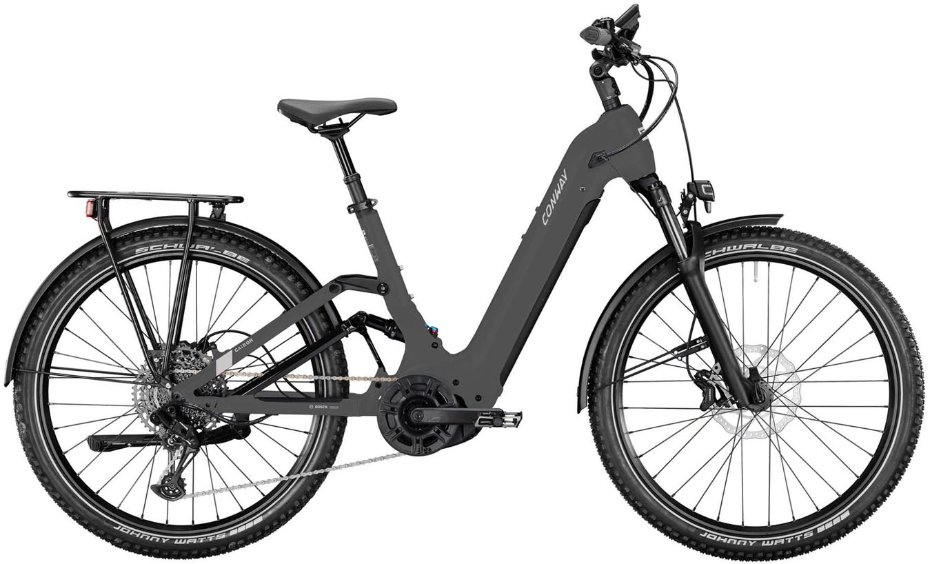 Conway Cairon C FS 2.0 625Wh graphit grey matt 2025 - E-Bike Hardtail Mountainbike Tiefeinsteiger