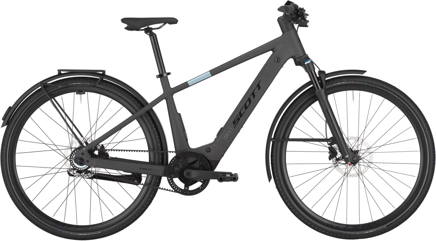 Scott Passage 10 Belt midnight grey 2025 - E-Bike Trekkingrad Herren