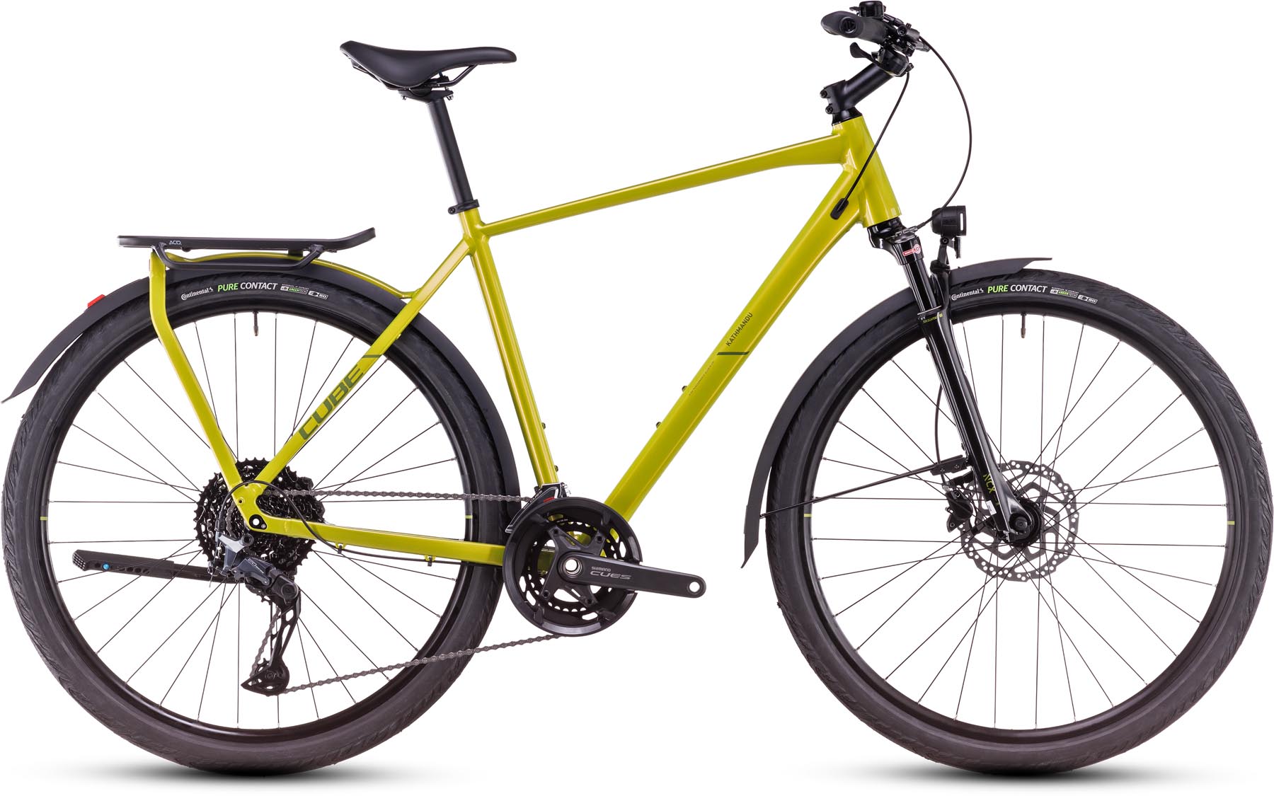 Cube Kathmandu EXC lizard n green 2025 - Trekkingrad Herren - Lackschaden