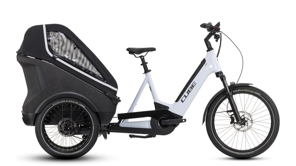 Cube Trike Family Hybrid 1500 flashwhite n reflex 2024 - E-Bike Lastenfahrrad