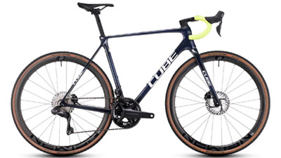 Cube Cross Race C:68X TE Rennrad in Schwarz.