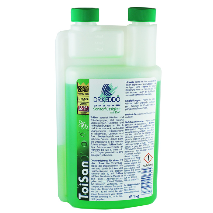 Dr. Keddo Sanitärflüssigkeit - Toisan 1000 ml