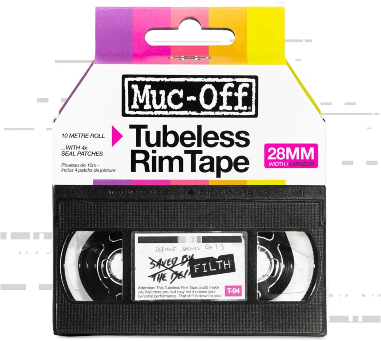 Muc-Off Rim Tape 10 m Roll pink 28