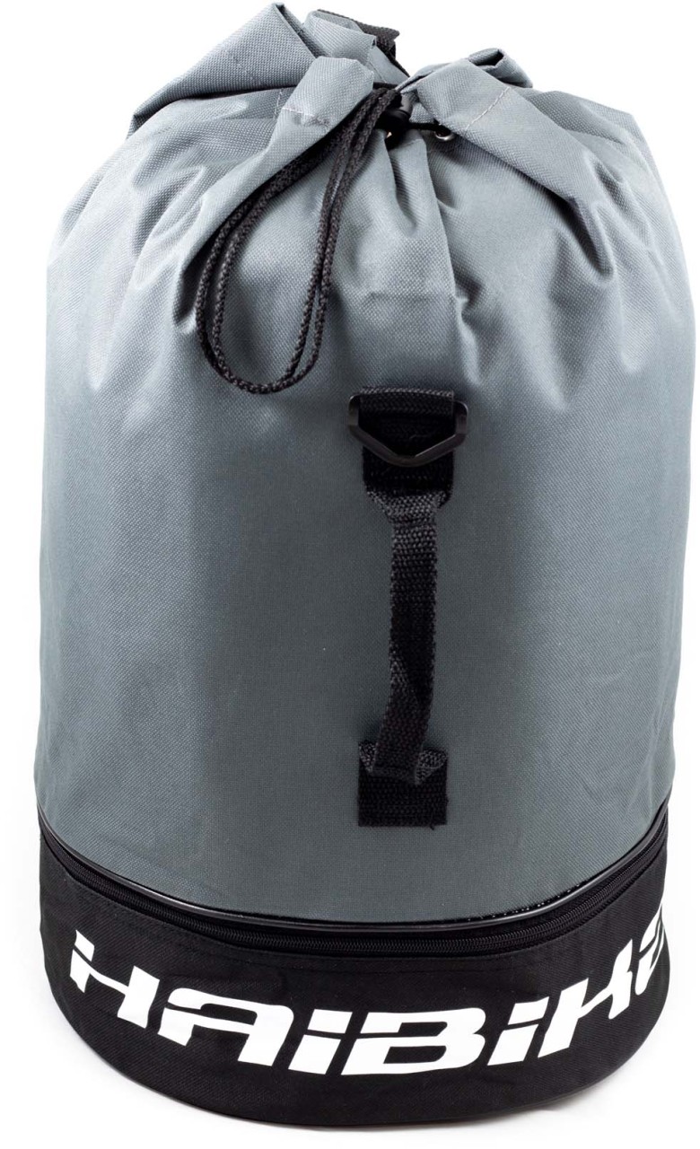 Haibike Matchsack grau/schwarz, 30x50cm
