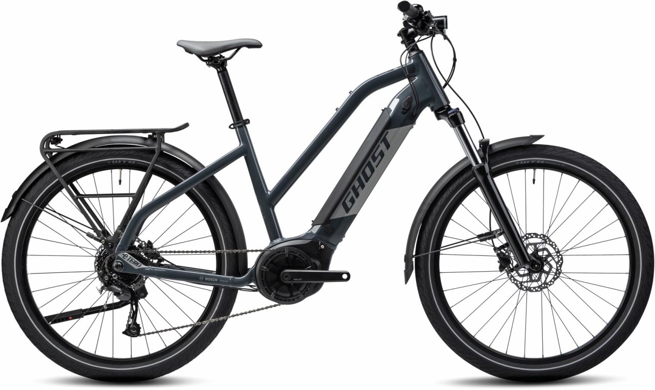 Ghost E-Teru B Essential EQ Mid dark grey / light grey glossy 2022 - E-Bike Hardtail Mountainbike