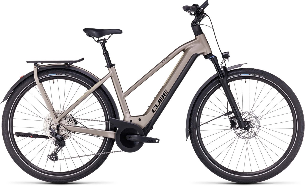 Cube Kathmandu Hybrid Pro 750 flashstone n black 2023 - E-Bike Trekkingrad Damen