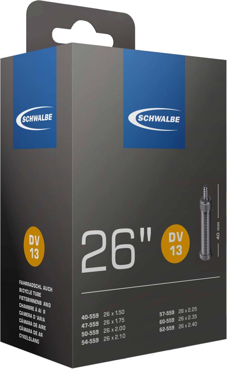 Schwalbe Schlauch 26x1.5-2.5 S DV13, Nr. 13 (26")