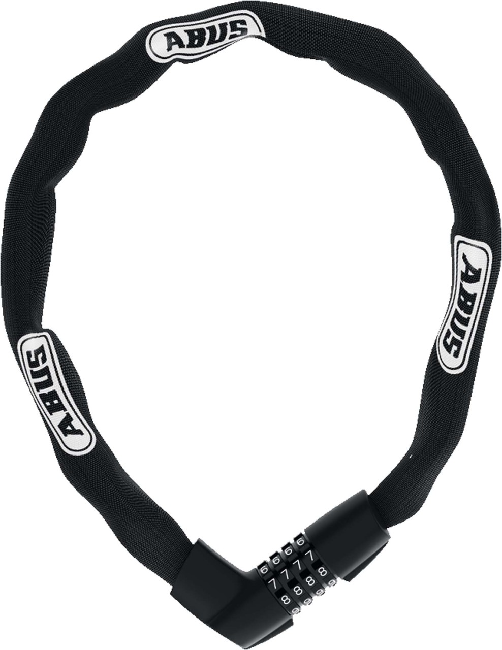 ABUS Zahlen-Kettenschloss Tresor 1385/75 6 mm schwarz 75 cm