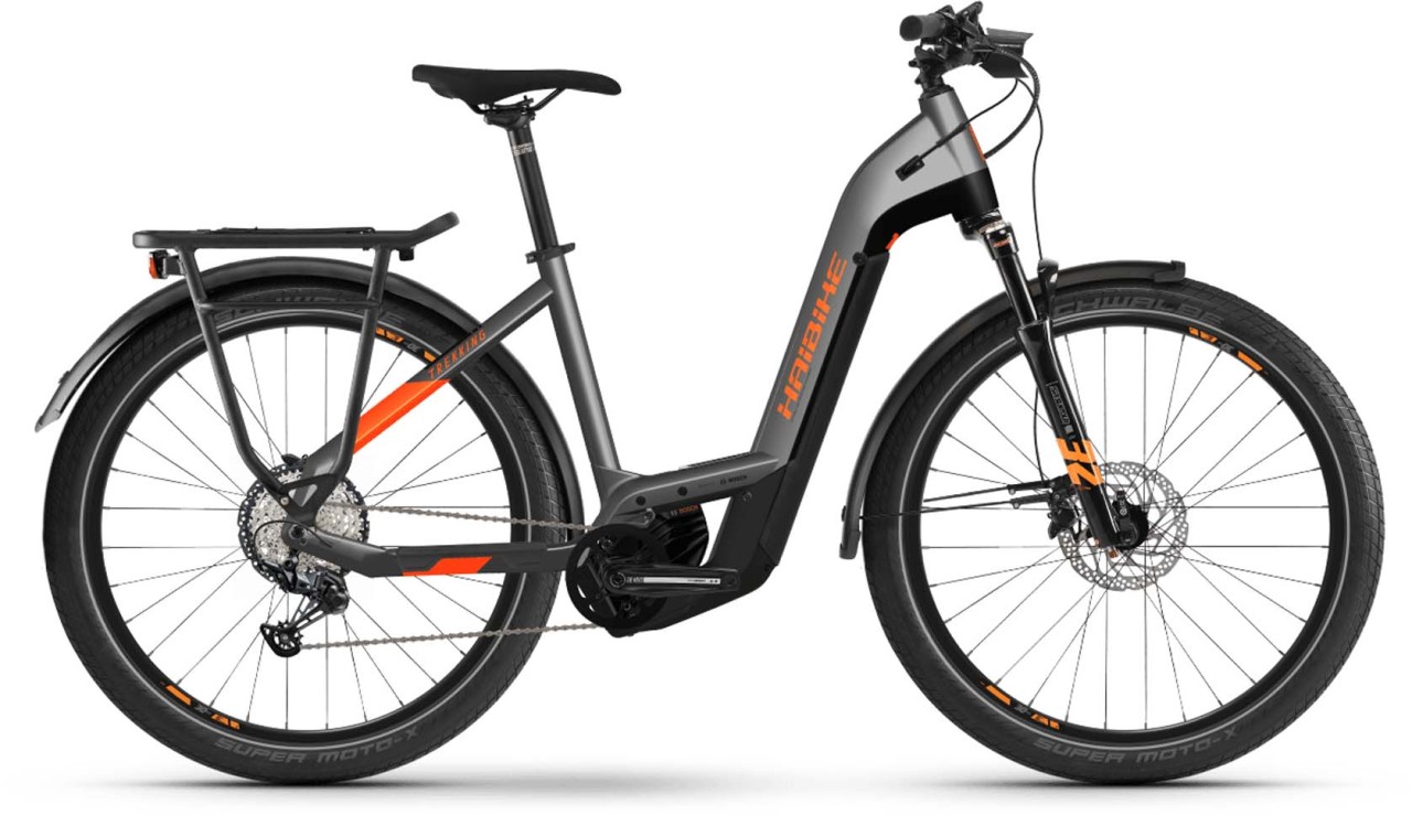 Haibike Trekking 10 i625Wh titan/lava matte 2022 - E-Bike Trekkingrad Tiefeinsteiger