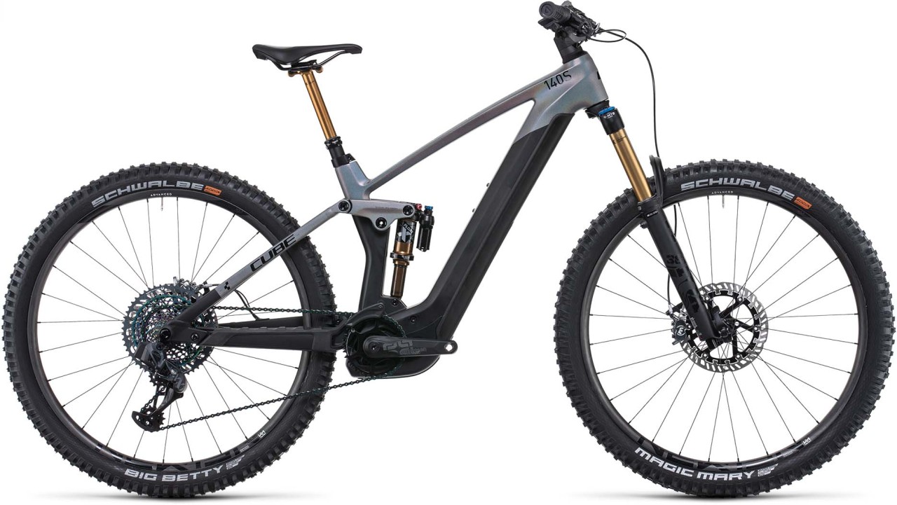 Cube Stereo Hybrid 140 HPC SLT 750 29 prizmsilver n carbon 2022 - E-Bike Fully Mountainbike