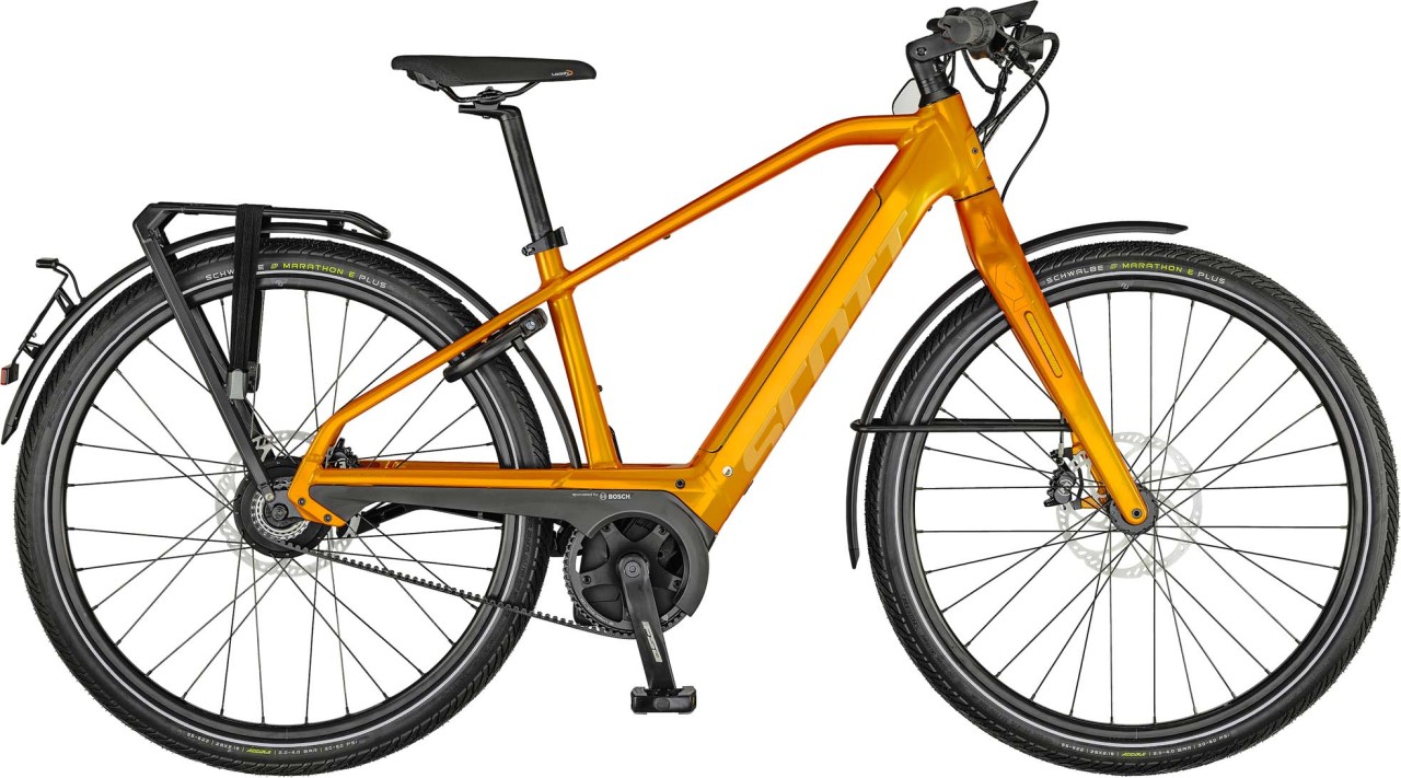 Scott Silence eRIDE Evo Speed tangerine orange / black 2021 - E-Bike Trekkingrad Herren