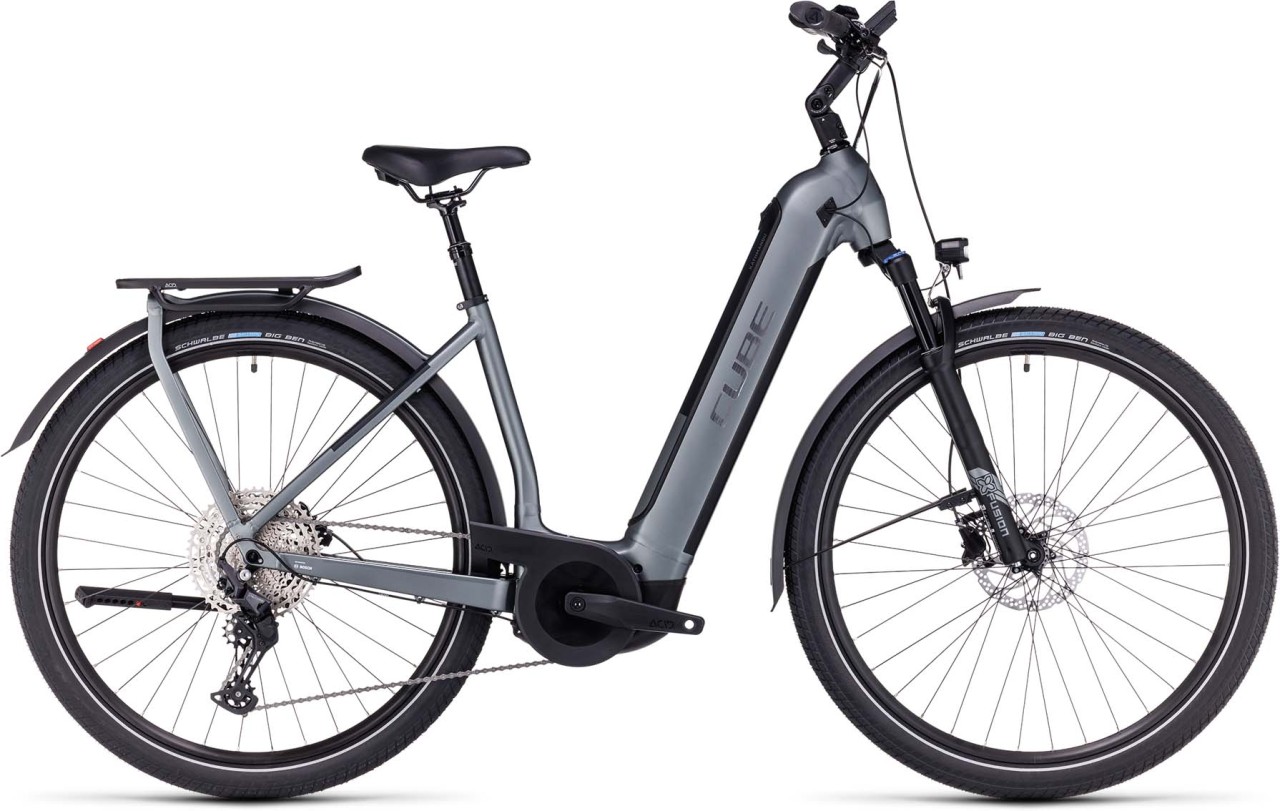 Cube Kathmandu Hybrid Pro 750 flashgrey n metal 2023 - E-Bike Trekkingrad Tiefeinsteiger
