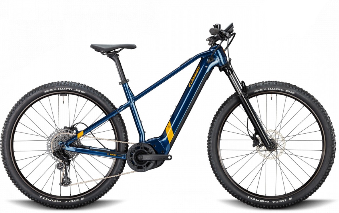 Conway Cairon S 4.0 750Wh blue metallic / orange metallic 2023 - E-Bike Hardtail Mountainbike