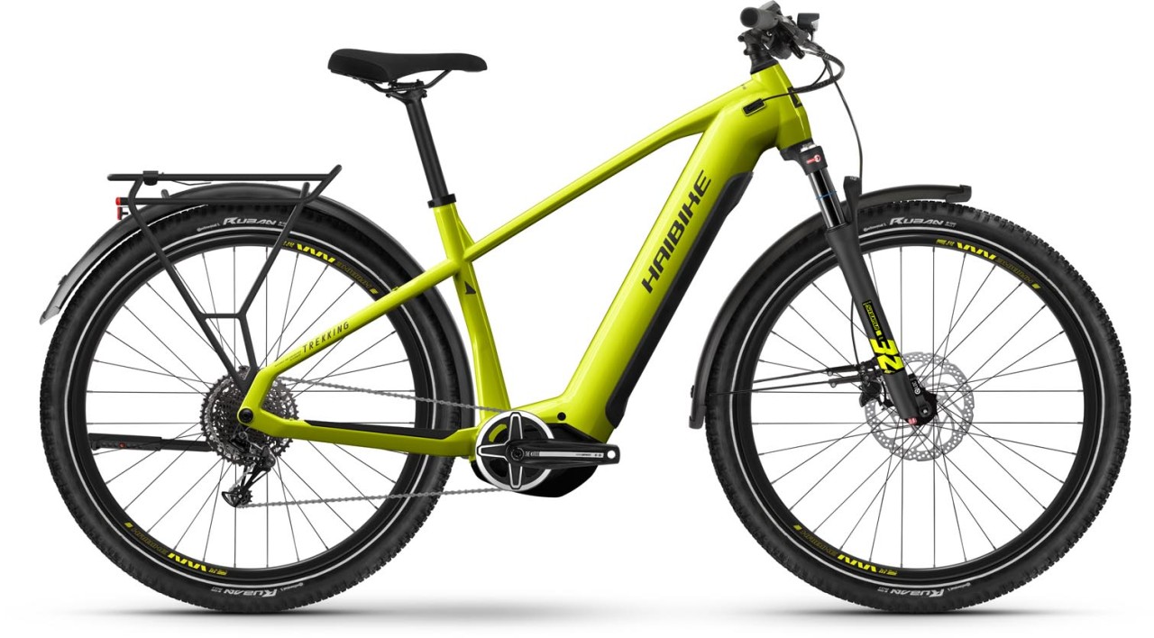 Haibike Trekking 5 lime / black gloss 2024 - E-Bike Trekkingrad Herren