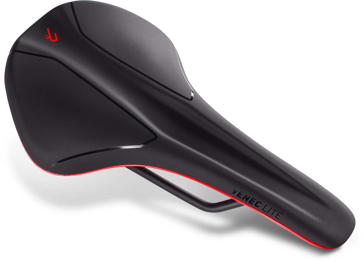 Natural Fit Sattel Venec LITE black n red