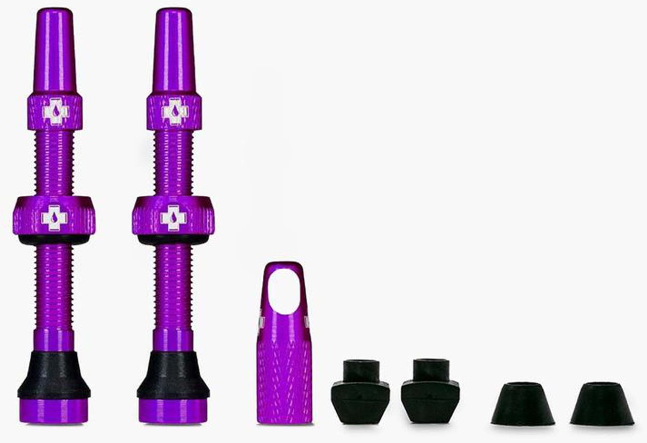 Muc-Off Tubeless Valve Kit Universal for MTB & Road purple 44