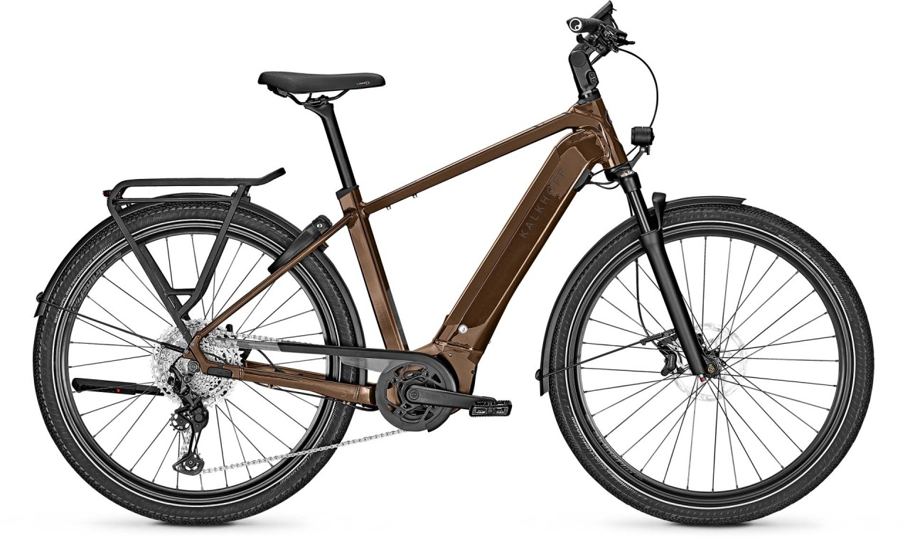 Kalkhoff Endeavour 5.B Advance+ goldbrown glossy 2023 - E-Bike Trekkingrad Herren