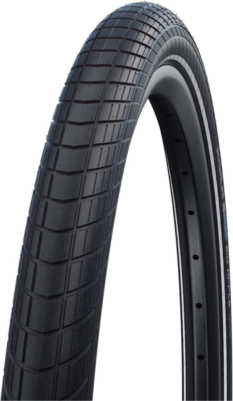 Schwalbe Reifen Big Apple 28x2.15" 55-622, Black-Reflex