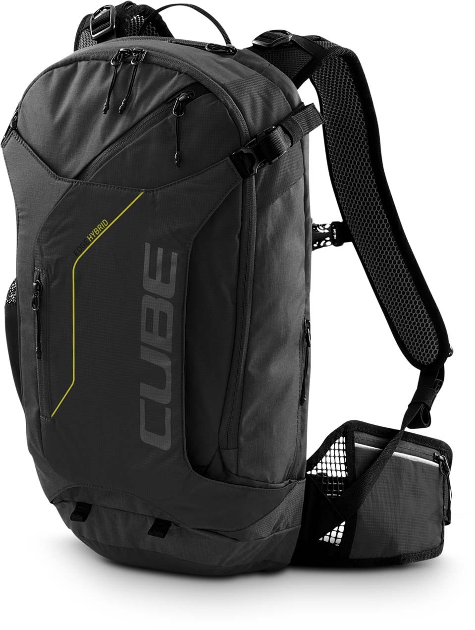 Cube Rucksack EDGE HYBRID black n lime