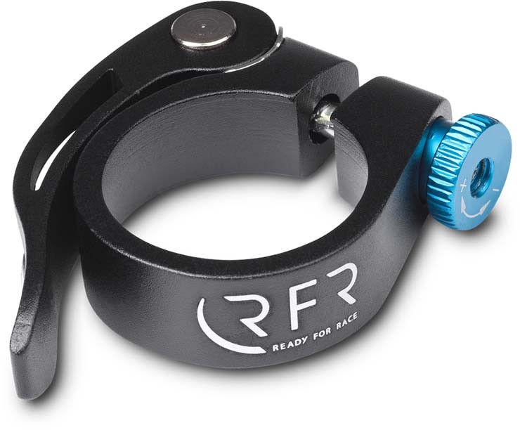 RFR Sattelklemme mit Schnellspanner 31,8 mm black n blue