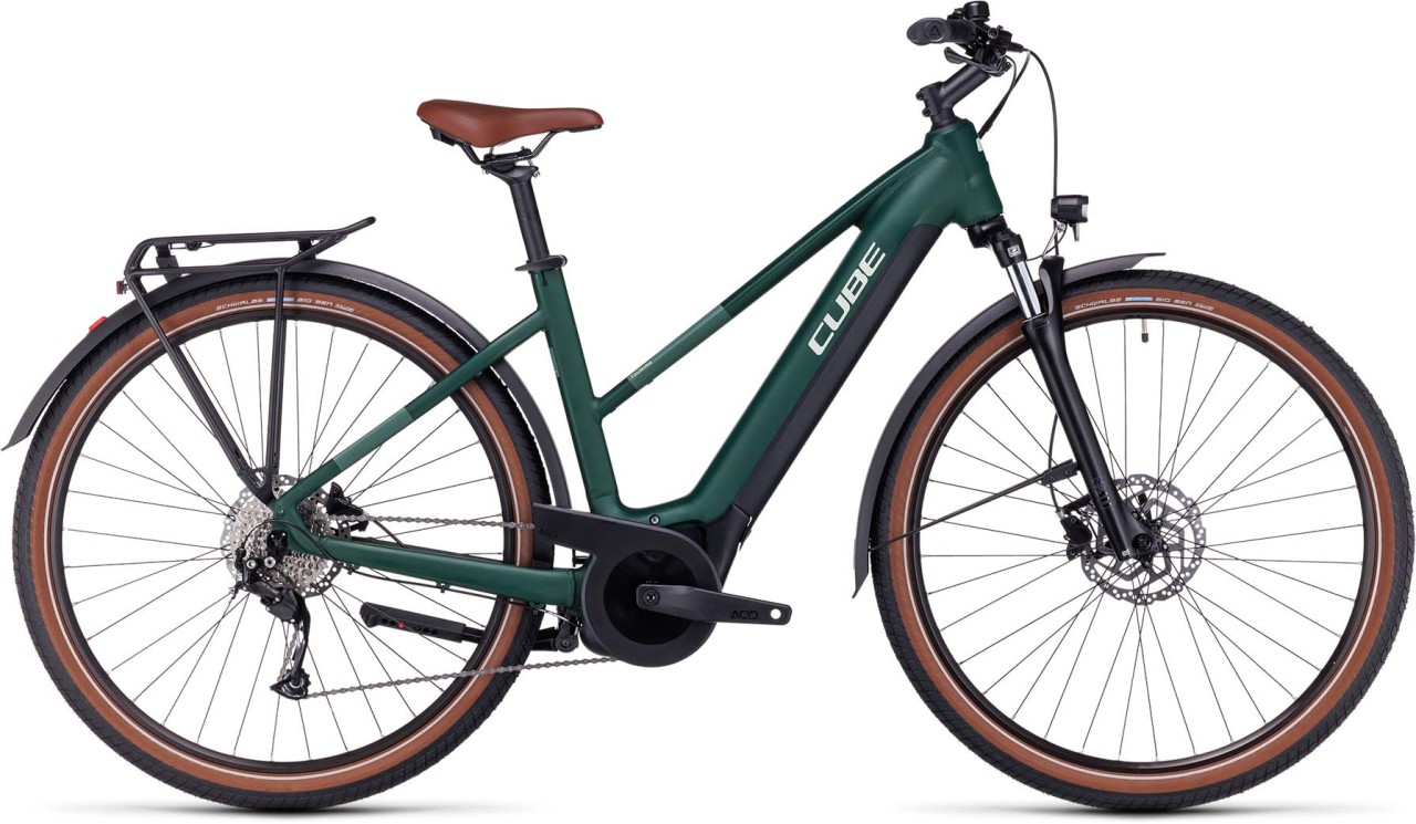 Cube Touring Hybrid ONE 625 darkgreen n green 2023 - E-Bike Trekkingrad Damen