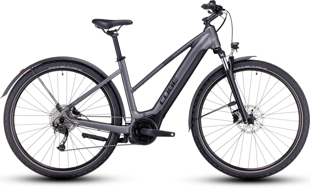 Cube Nuride Hybrid Performance 625 Allroad graphite n black 2024 - E-Bike Trekkingrad Damen
