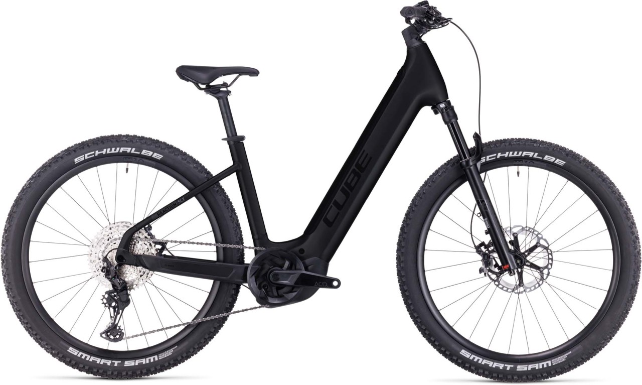 Cube Reaction Hybrid SLX 750 black n reflex 2023 - E-Bike Hardtail Mountainbike Tiefeinsteiger