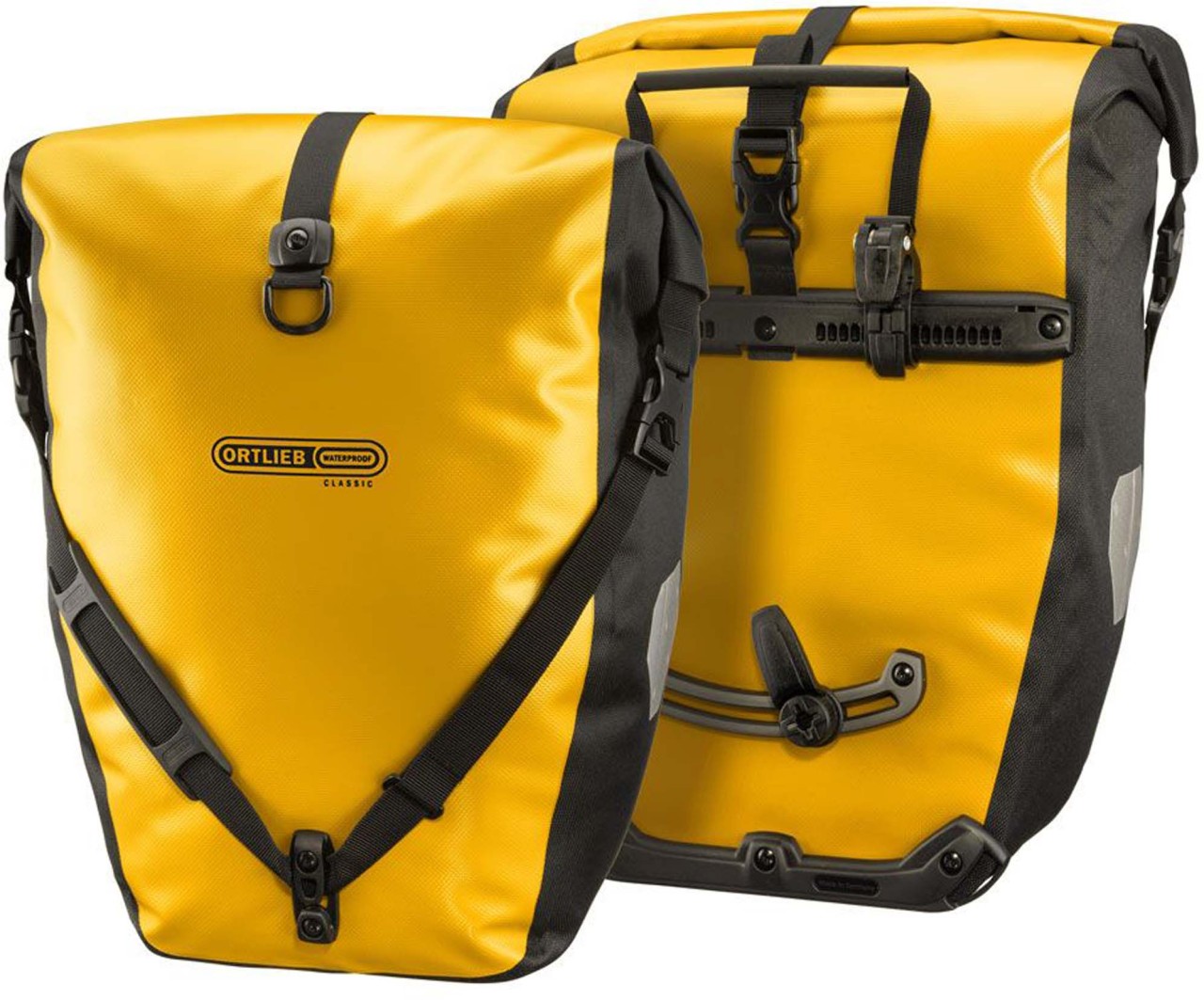 Ortlieb Back-Roller Classic Gepäckträgertasche, sunyellow-black