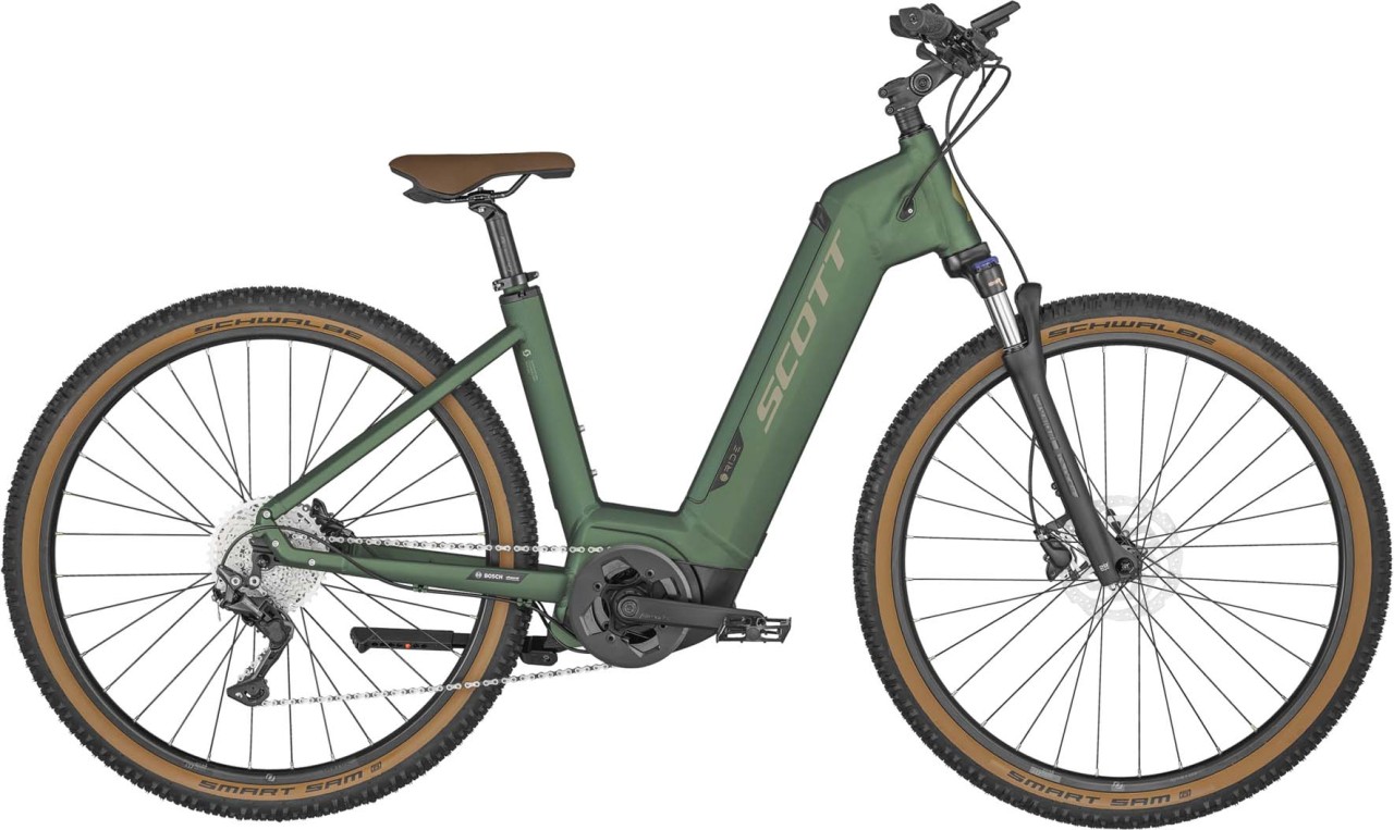 Scott Sub Cross eRIDE 10 Unisex Malachite Green 2023 - E-Bike Crossrad Tiefeinsteiger