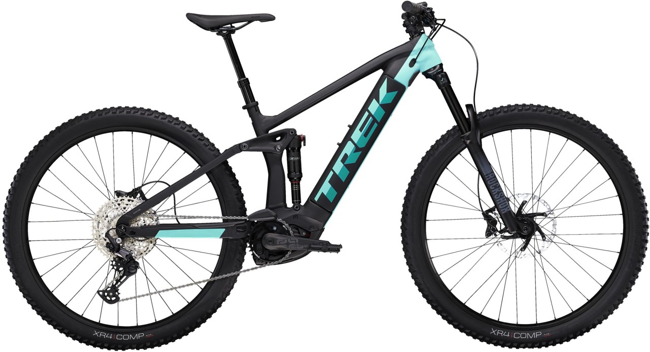 Trek Rail 5 625Wh Matte Trek Black / Miami Green 2022 - E-Bike Fully Mountainbike