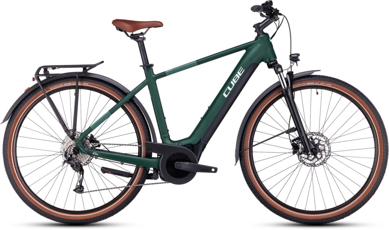 Cube Touring Hybrid ONE 625 darkgreen n green 2023 - E-Bike Trekkingrad Herren