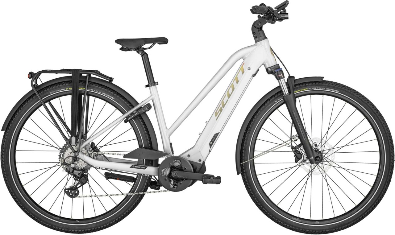 Scott Sub Sport eRIDE 20 Lady Sparkle White 2023 - E-Bike Trekkingrad Damen