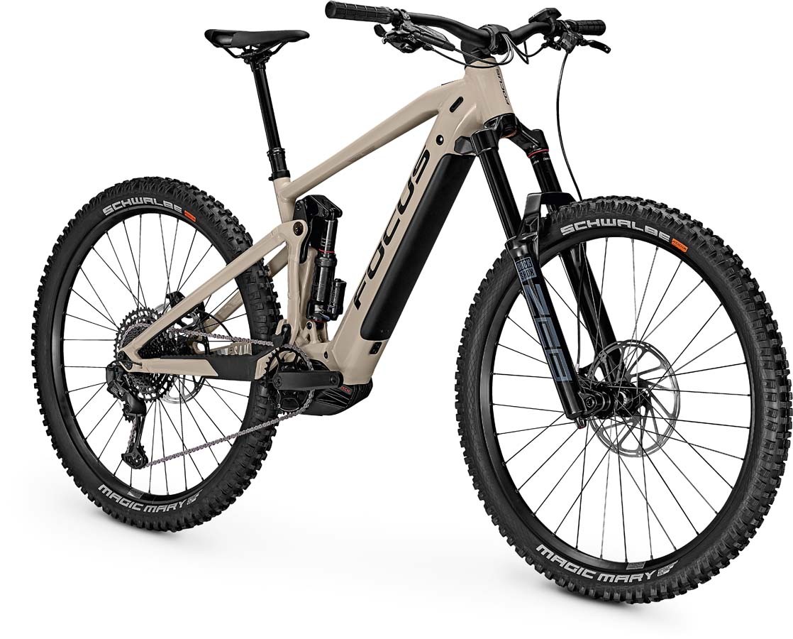 Focus Sam2 6.8 Milk Brown 2021 - E-Bike Fully Mountainbike