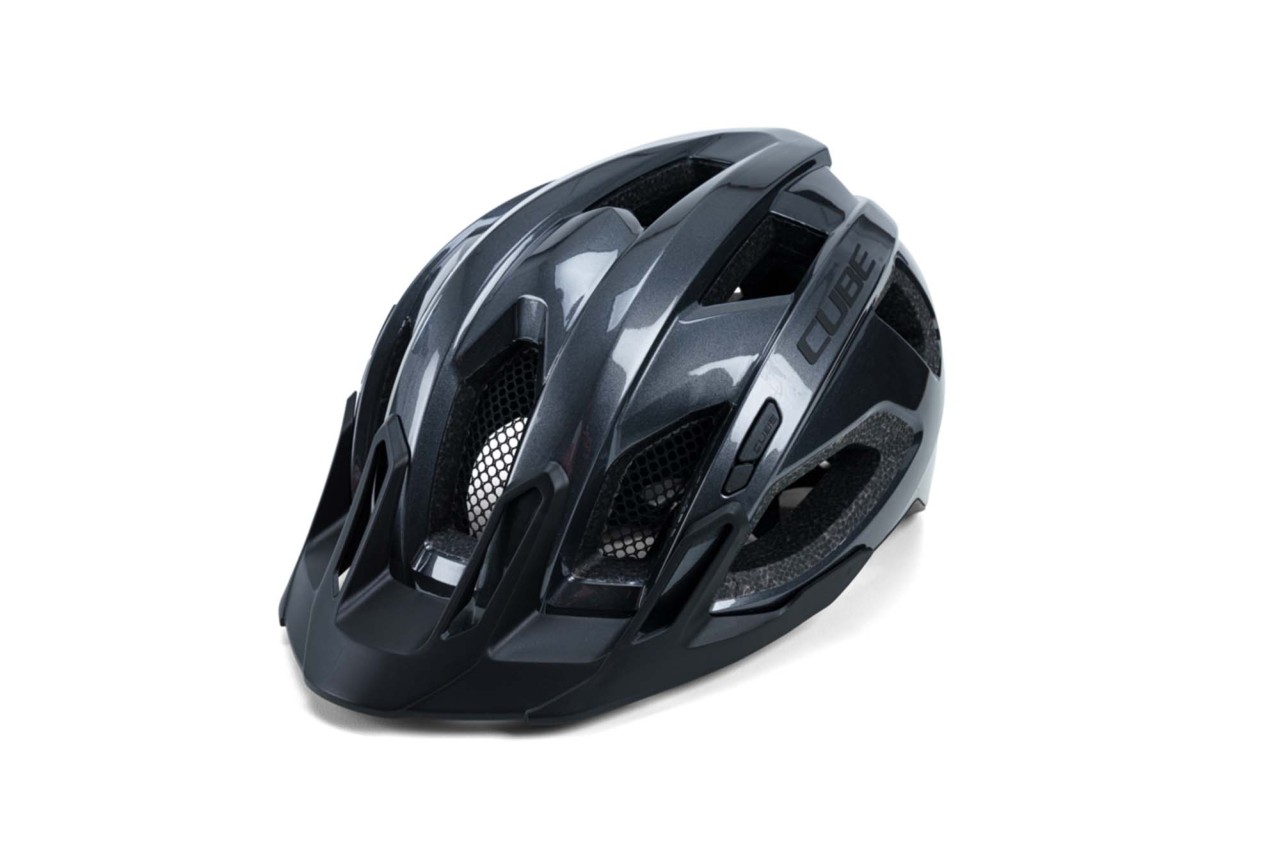 CUBE Helm QUEST - glossy iridium black