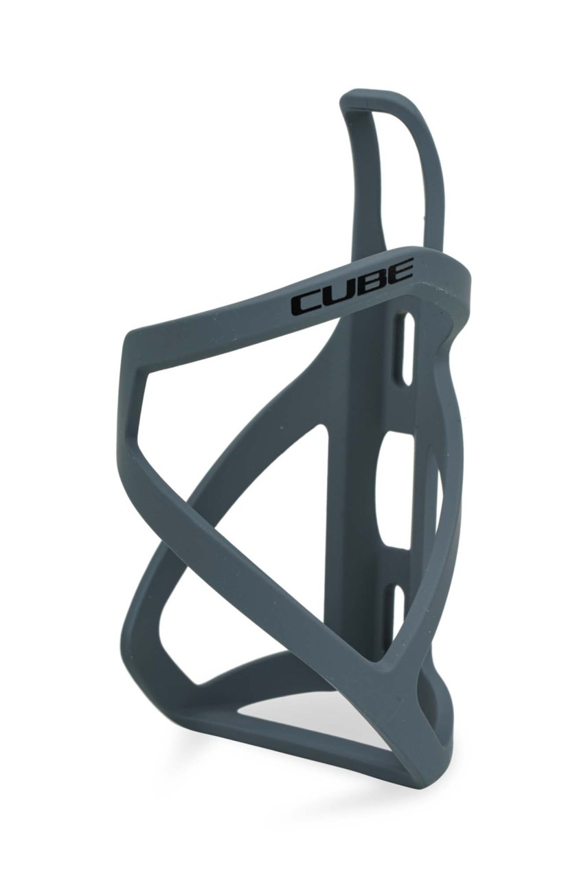 Cube Flaschenhalter HPP Left-Hand Sidecage, matt grey n glossy black