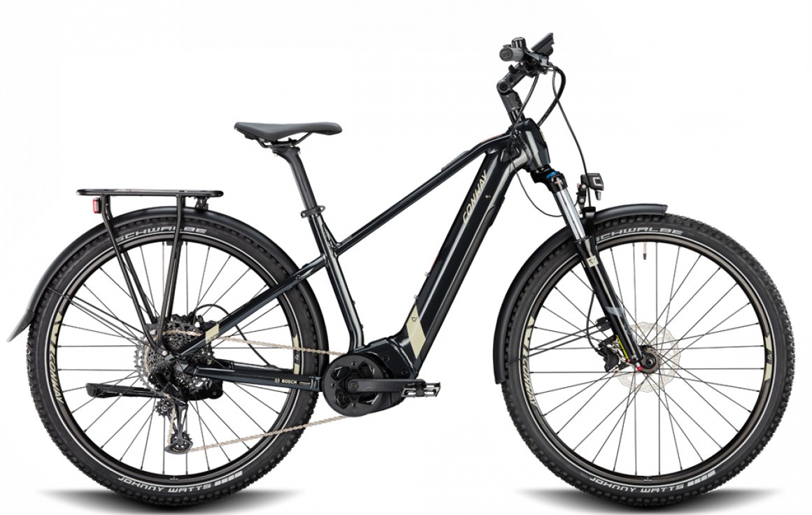 Conway Cairon C 3.0 625Wh black metallic / desert matt 2023 - E-Bike Hardtail Mountainbike