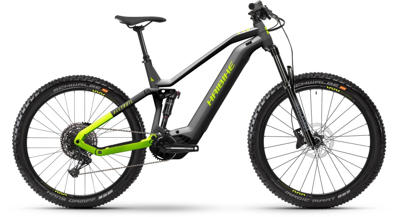 Haibike AllTrail 9 titan / lime / black matt 2024 - E-Bike Fully Mountainbike