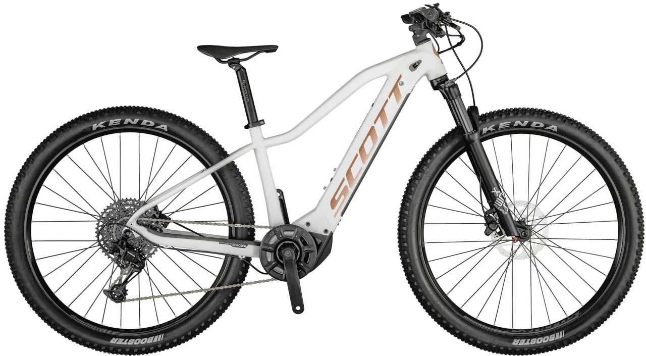 Scott Contessa Active eRIDE 910 pearl white / pink 2021 - E-Bike Hardtail Mountainbike Damen