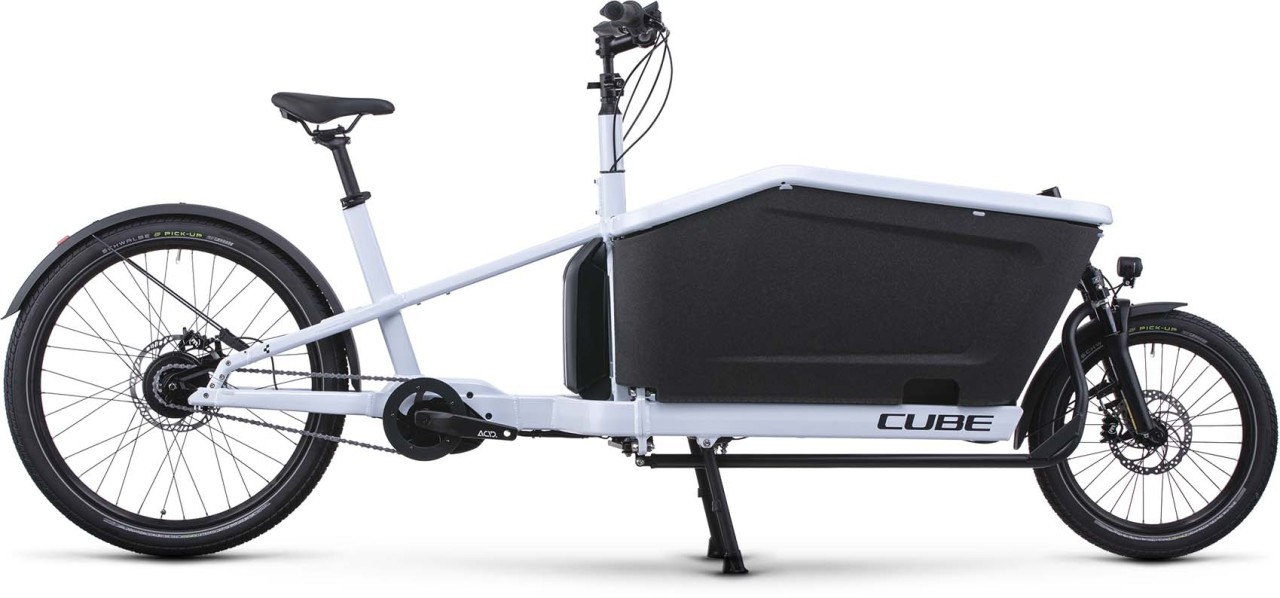Cube Cargo Dual Hybrid 1000 flashwhite n black 2023 - E-Bike Lastenfahrrad
