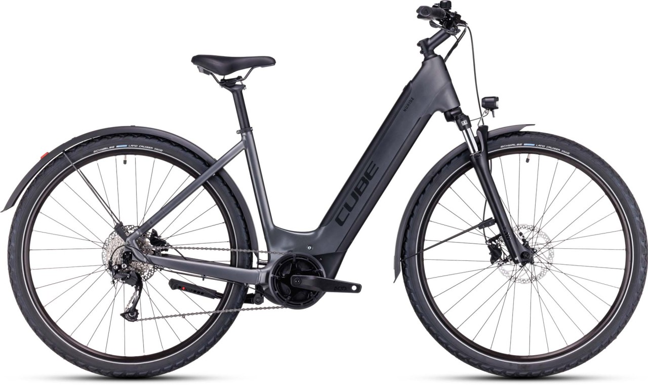 Cube Nuride Hybrid Performance 625 Allroad graphite n black 2023 - E-Bike Trekkingrad Tiefeinsteiger