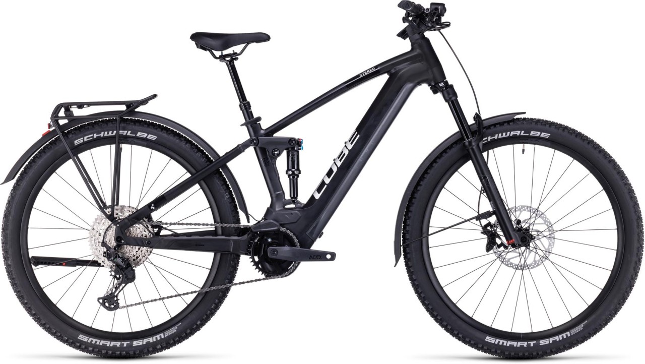 Cube Stereo Hybrid 120 SLX 750 Allroad black n metal 2024 - E-Bike Fully Mountainbike
