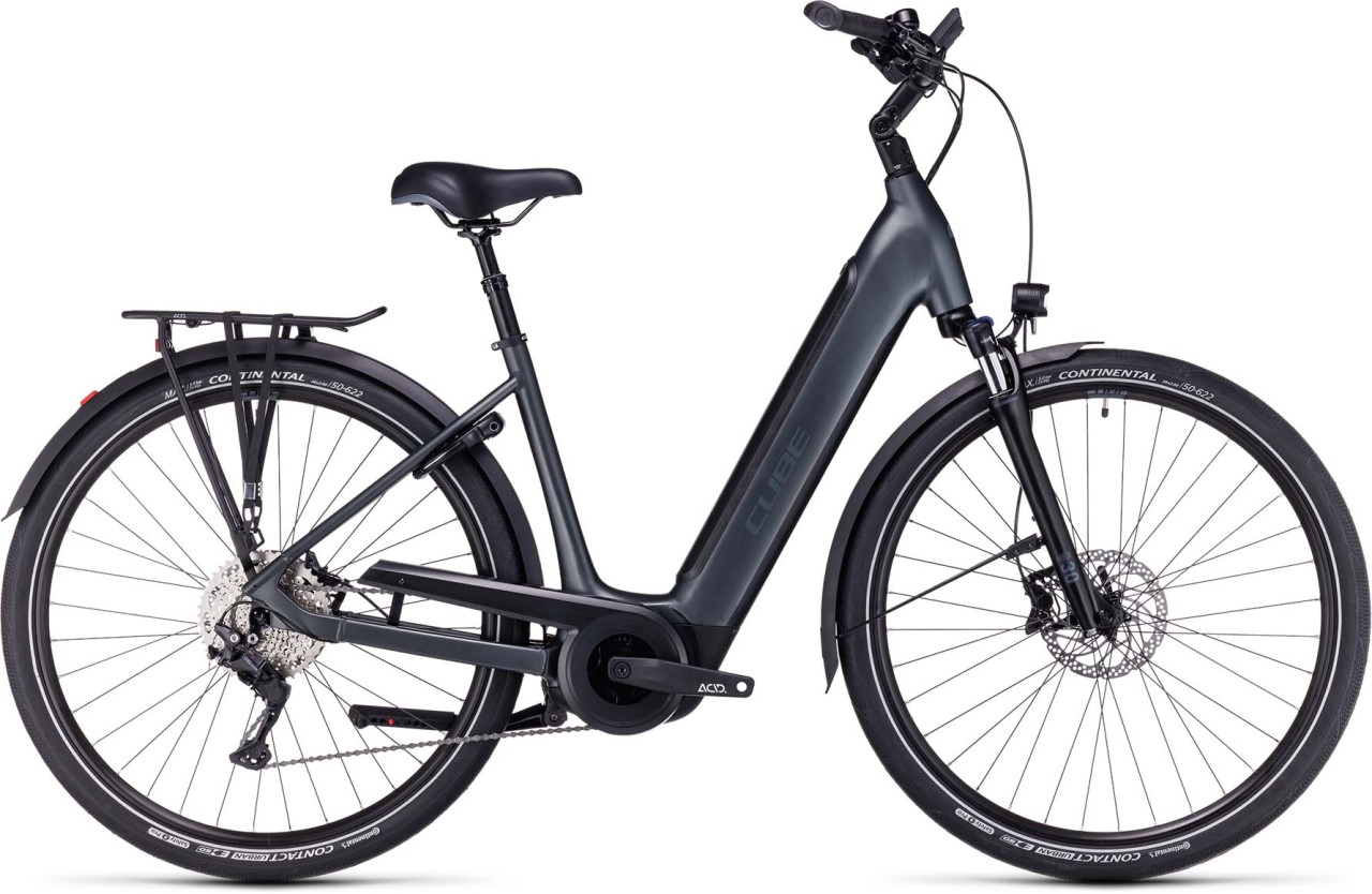 Cube Supreme Sport Hybrid Pro 625 grey n grey 2023 - E-Bike Trekkingrad Tiefeinsteiger