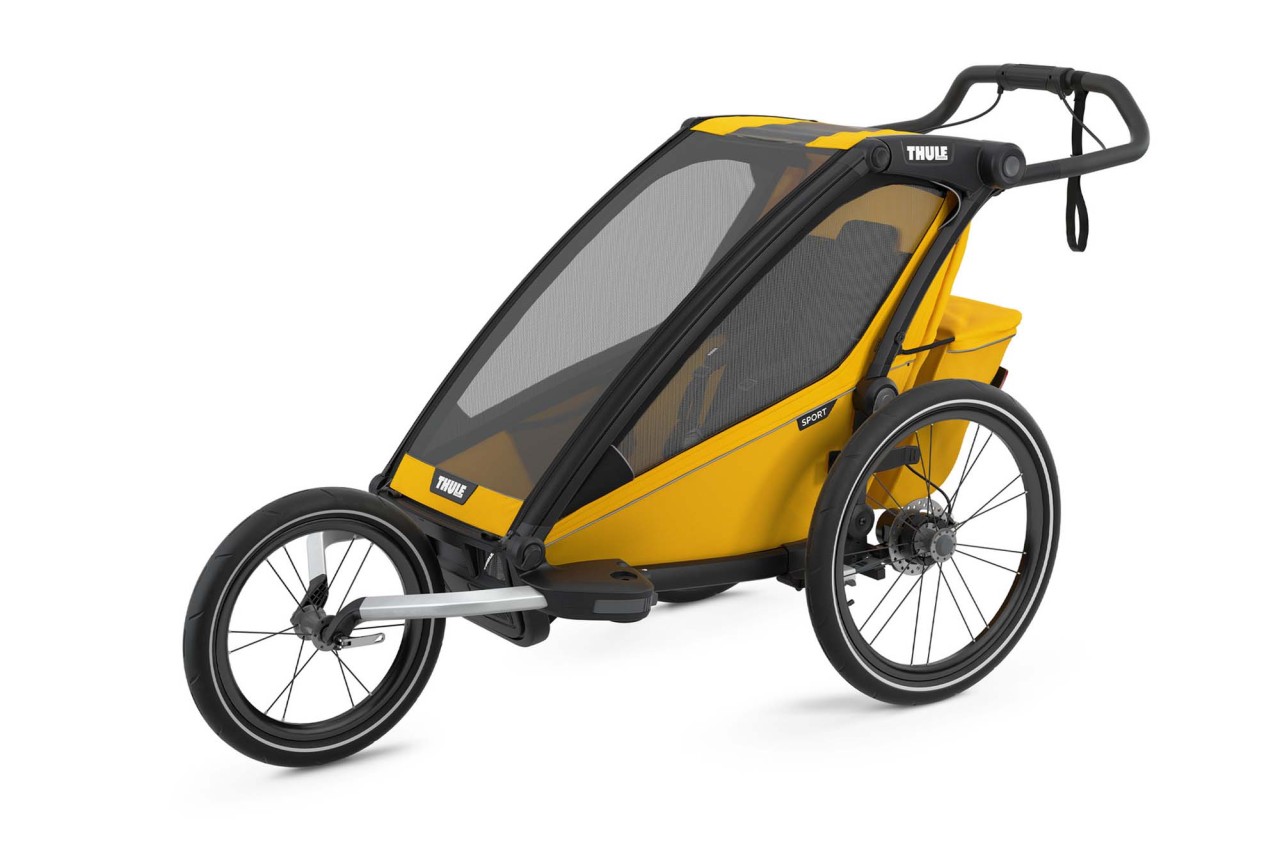 Thule Chariot Sport 1 Kinderanhänger, Spectra Yellow