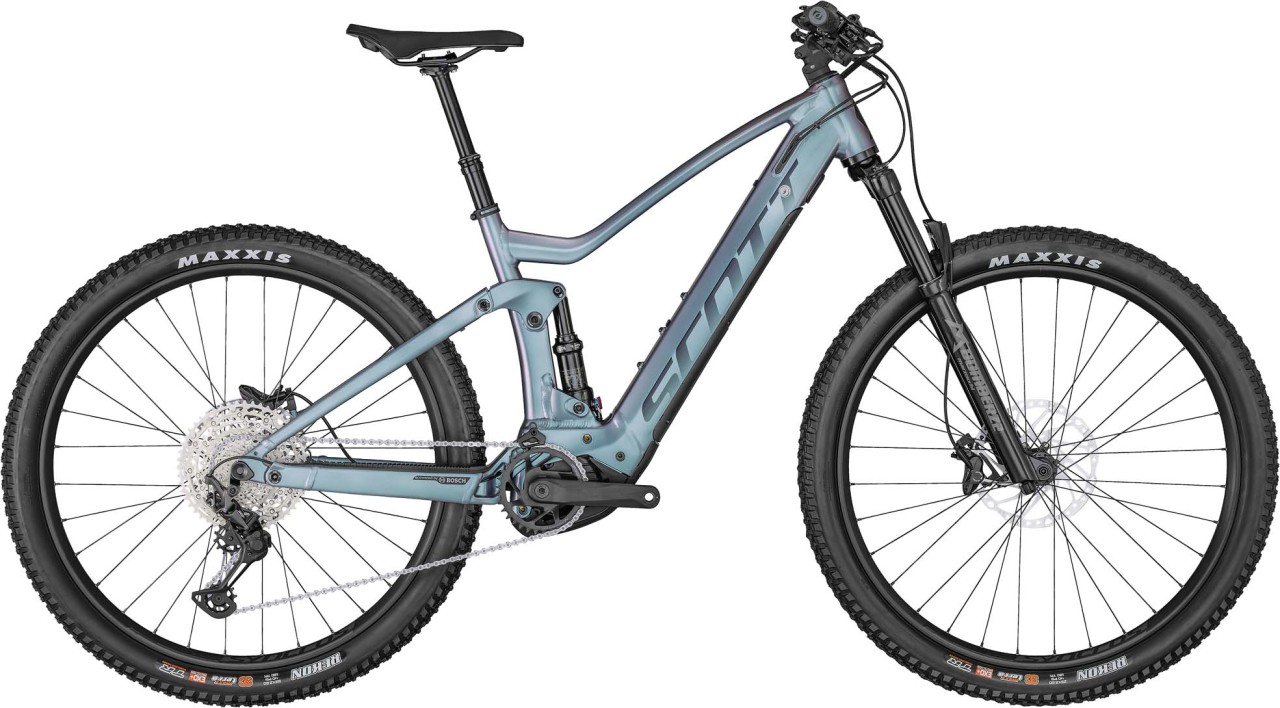 Scott Strike eRIDE 920 prism grey green / black 2022 - E-Bike Fully Mountainbike