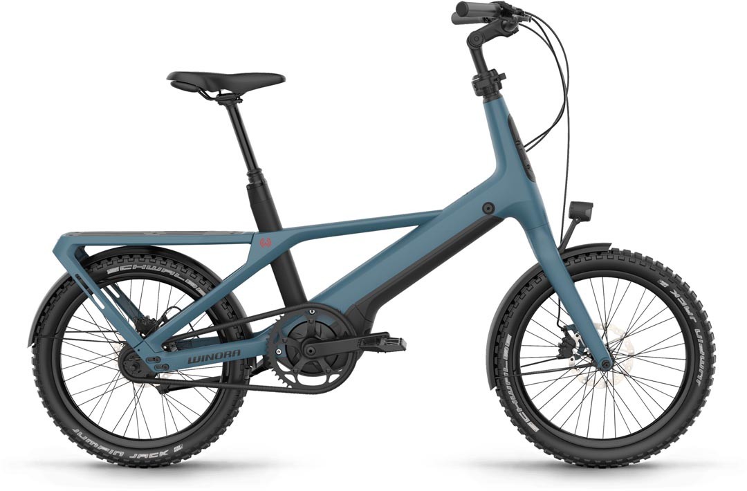 Winora Radius Greyblue matt 2022 - E-Bike Kompaktrad