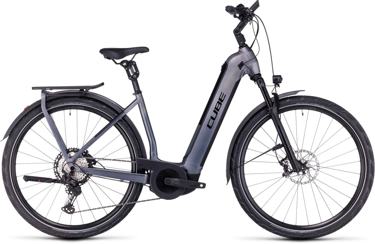 Cube Kathmandu Hybrid SLT 750 prizmsilver n grey 2023 - E-Bike Trekkingrad Tiefeinsteiger